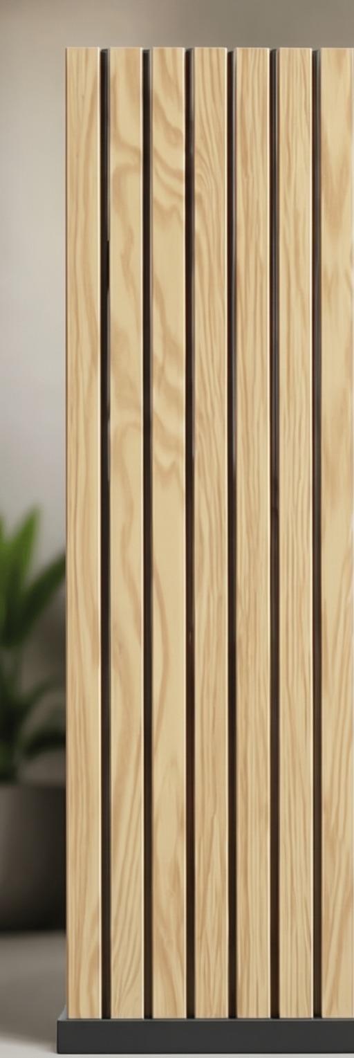 Aveirro PVC Fluted Panel Design 1 - White Matte Finish Kolkata